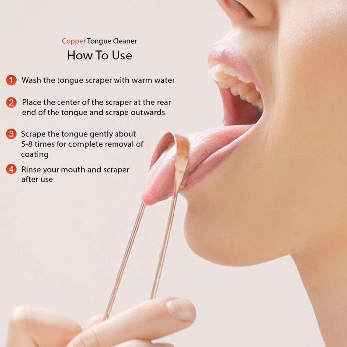 Pure Copper Tongue Cleaner
