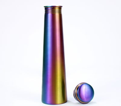 El’Cobre Premium Rainbow Tower Copper Bottle – 850 ML