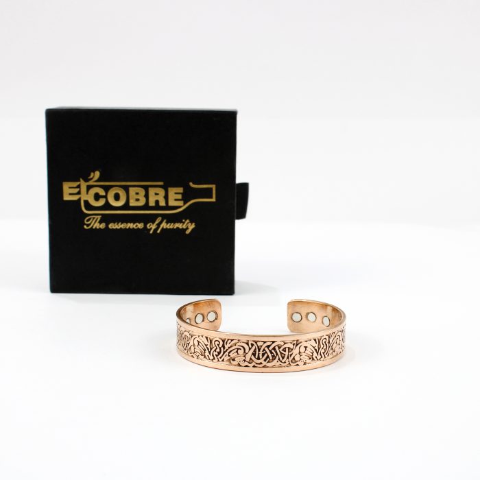 Pure Copper Magnet Bracelet With Gift Box (Design 12)