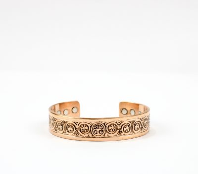 Pure Copper Magnet Bracelet With Gift Box (Design 13)