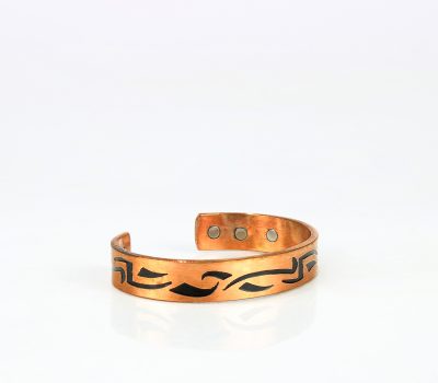 Pure Copper Magnet Bracelet With Gift Box (Design 18)