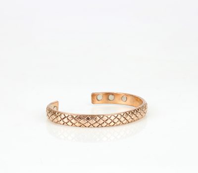 Pure Copper Magnet Bracelet With Gift Box (Design 19)