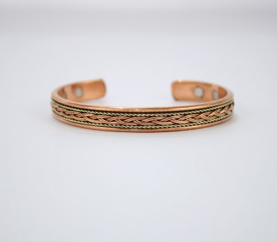 Pure Copper Magnet Bracelet With Gift Box (Design 4)