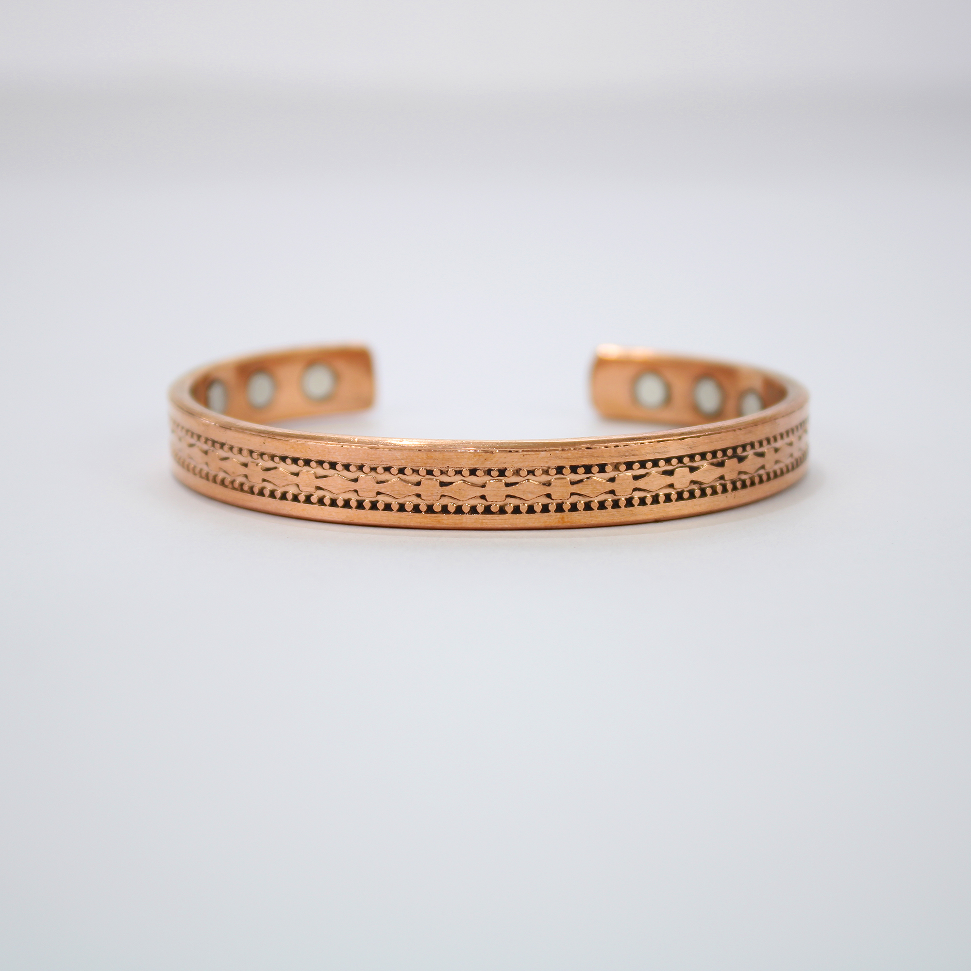 Pure Copper Magnet Bracelet Gift Box (Design 5)