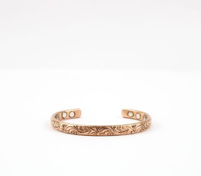 Pure Copper Magnet Bracelet With Gift Box (Design 6)