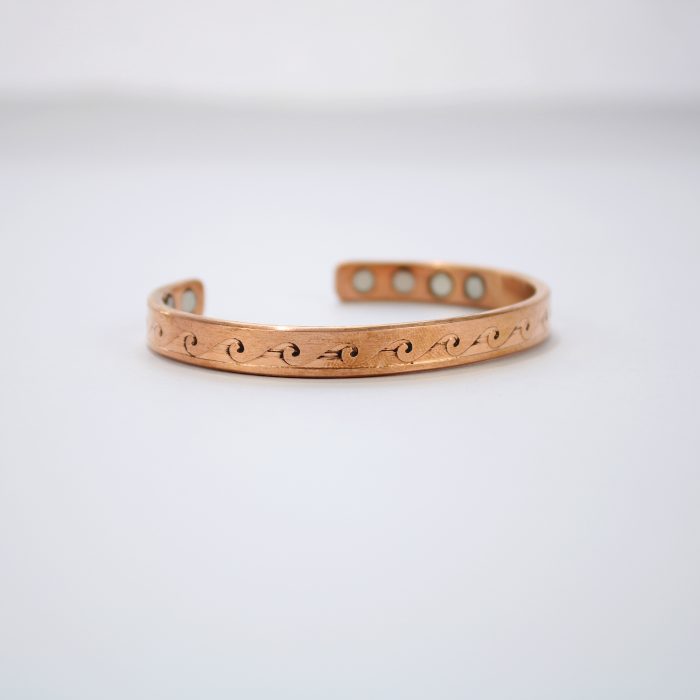 Pure Copper Magnet Bracelet With Gift Box (Design 8)
