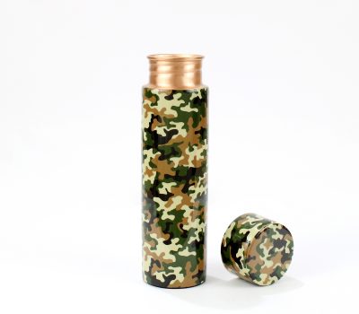 ELCOBRE PREMIUM LIMITED EDITION PRINTED COPPER BOTTLE - 500ML (Camouflage)