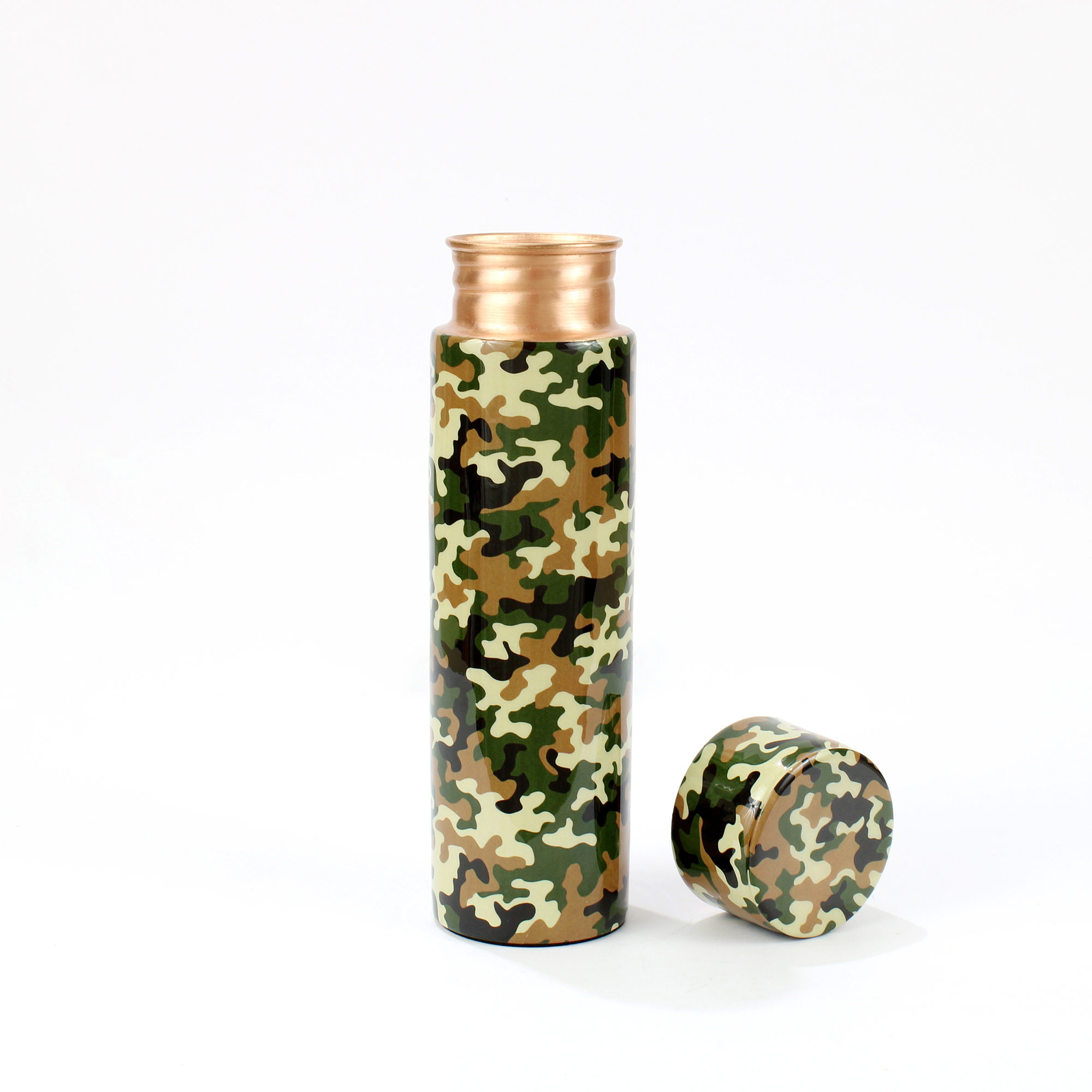 ELCOBRE PREMIUM LIMITED EDITION PRINTED COPPER BOTTLE - 500 ML (Camouflage)