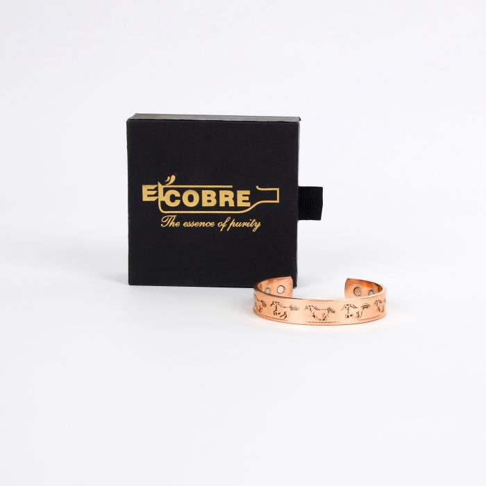 Pure Copper Magnet Bracelet With Gift Box (Design 28)
