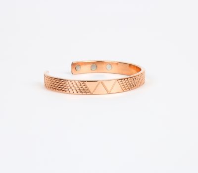 Pure Copper Magnet Bracelet With Gift Box (Design 29)