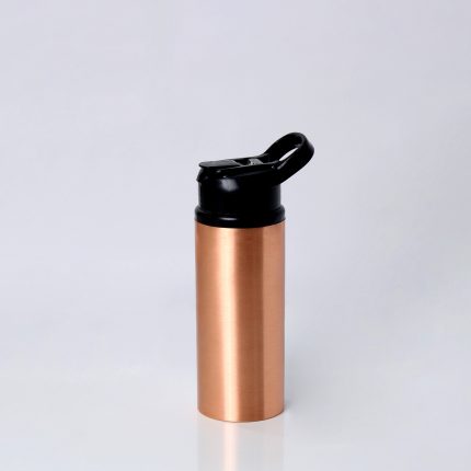 El'Cobre Premium Plain Matt Sipper Copper Bottle - 500 ML