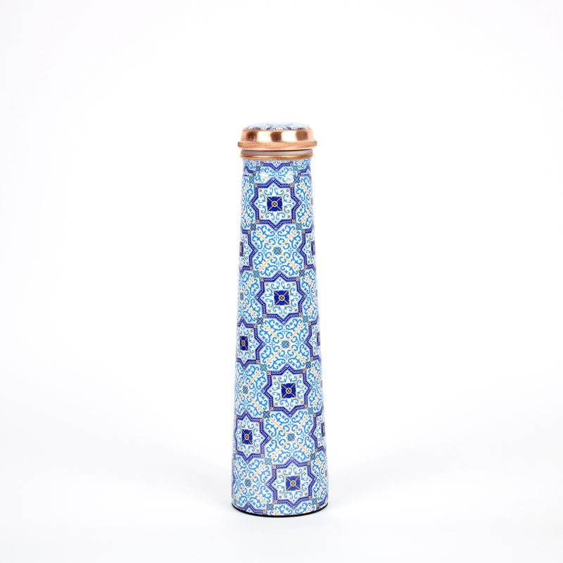 El'Cobre Limited Edition Printed Tower Copper Bottle - Buy