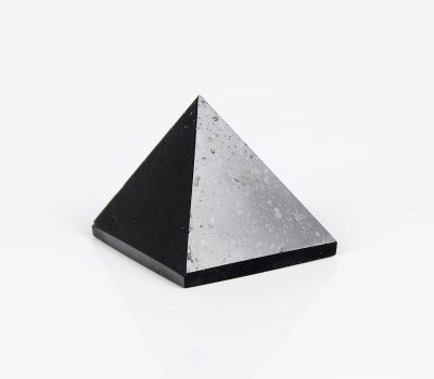 Black Agate Crystal Pyramid