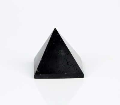 Black Agate Crystal Pyramid