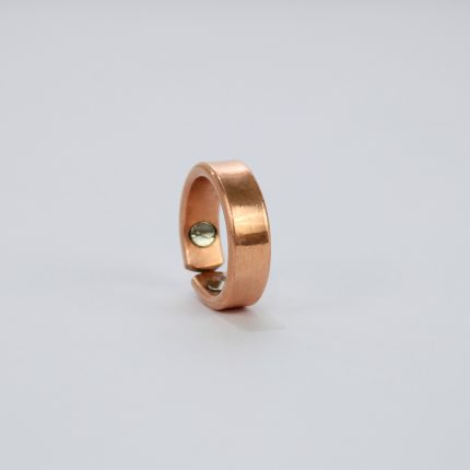 Pure Copper Ring with Magnet (Design 1)