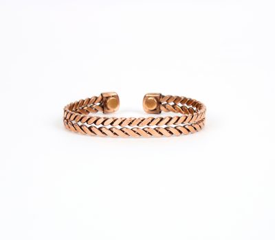 Pure Copper Light Weight Bracelet With Gift Box (Design 31)