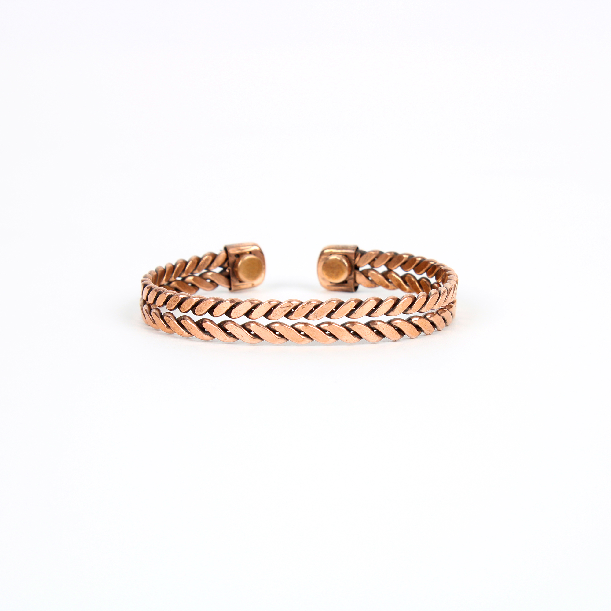 Copper Light Weight Bracelet With Gift Box (Design 31) Ecozone