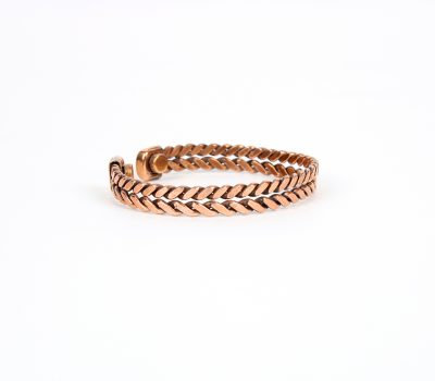 Pure Copper Light Weight Bracelet With Gift Box (Design 31)