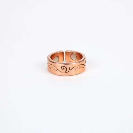 Pure Copper Ring with Magnet (Design 3)