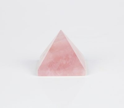 Rose Quartz Crystal Pyramid