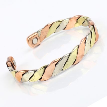 Copper Magnet Bracelet With Gift Box (Design 11)