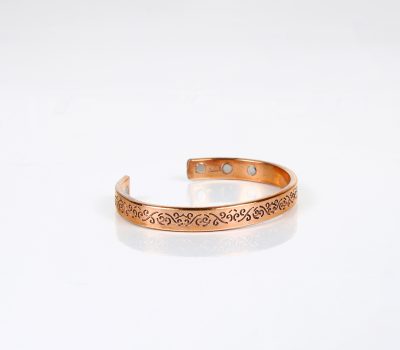 Pure Copper Magnet Bracelet With Gift Box (Design 35)