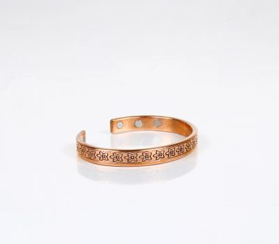 Pure Copper Magnet Bracelet With Gift Box (Design 37)