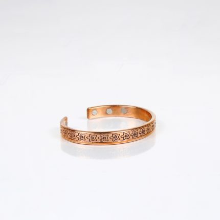 Pure Copper Magnet Bracelet With Gift Box (Design 37)