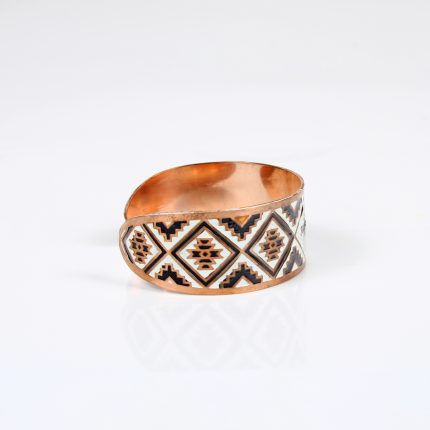 Pure Copper Magnet Bracelet With Gift Bag (Design 38)