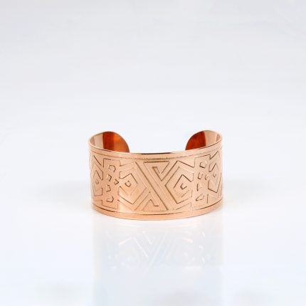 Pure Copper Light Weight Bracelet With Gift Box (Design 40)