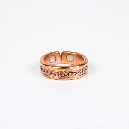 Pure Copper Ring with Magnet (Design 6)