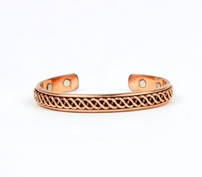 Pure Copper Magnet Bracelet With Gift Box (Design 32)