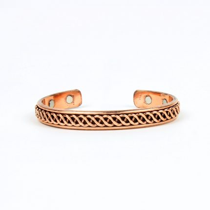 Pure Copper Magnet Bracelet With Gift Box (Design 32)