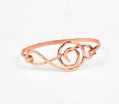 Pure Copper Light Weight Bracelet With Gift Box (Design 41)