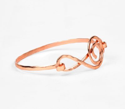 Pure Copper Light Weight Bracelet With Gift Box (Design 41)