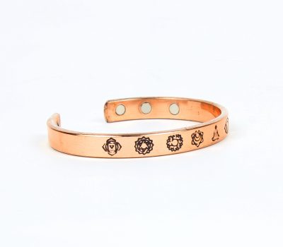 Pure Copper Magnet Bracelet With Gift Box (Design 44)