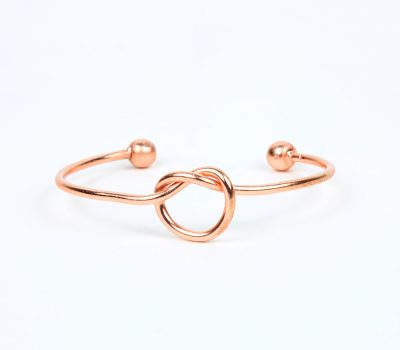 Pure Copper Light Weight Bracelet With Gift Bag (Design 45)