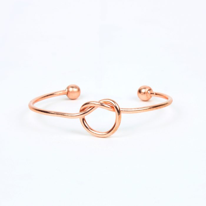 Pure Copper Light Weight Bracelet With Gift Bag (Design 45)