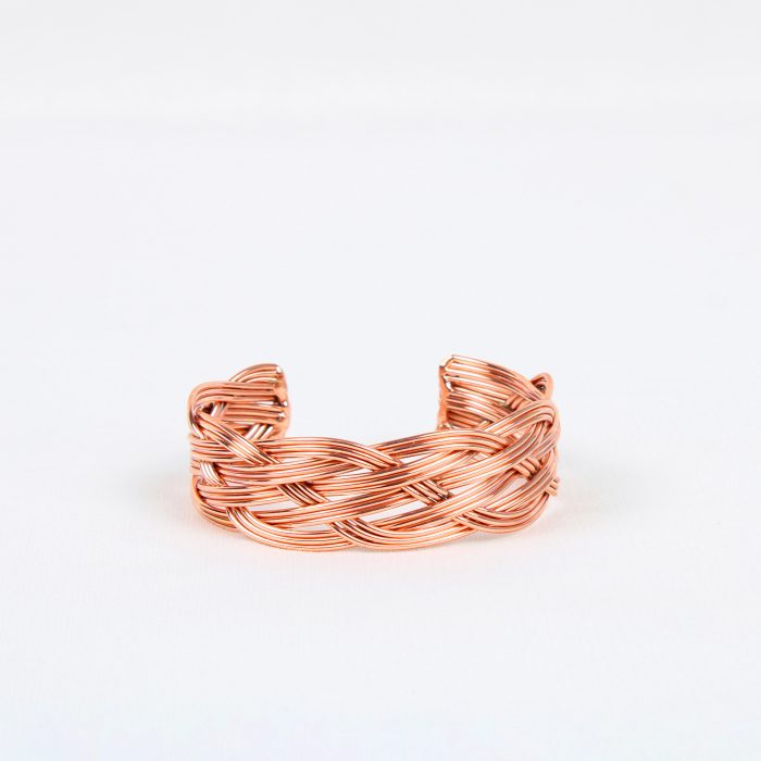 Pure Copper Light Weight Bracelet With Gift Bag (Design 46)
