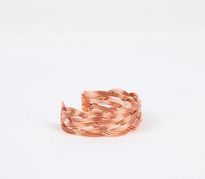 Pure Copper Light Weight Bracelet With Gift Bag (Design 46)