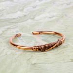 Pure Copper Magnet Bracelet With Gift Box (Design 49)