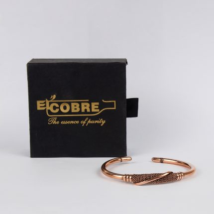 Pure Copper Magnet Bracelet With Gift Box (Design 49)