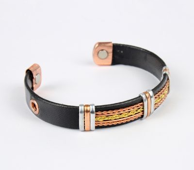 Pure Copper Magnet Bracelet With Gift Box (Design 51)