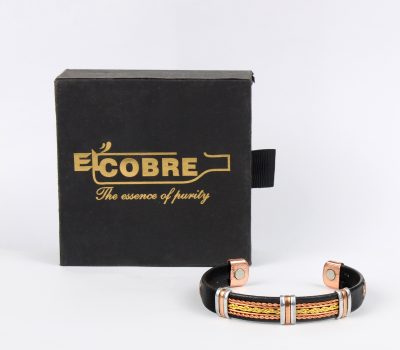 Pure Copper Magnet Bracelet With Gift Box (Design 51)