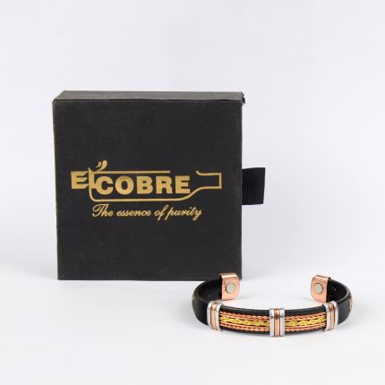 Pure Copper Magnet Bracelet With Gift Box (Design 51)