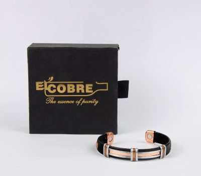 Pure Copper Magnet Bracelet With Gift Box (Design 52)