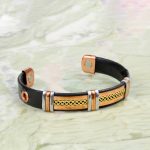 Pure Copper Magnet Bracelet With Gift Box (Design 53)