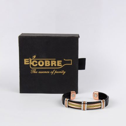 Pure Copper Magnet Bracelet With Gift Box (Design 54)
