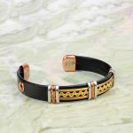 Pure Copper Magnet Bracelet With Gift Box (Design 55)
