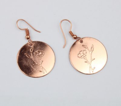 Copper Earrings - Design 6